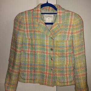 Chanel jacket. Multi color. Size 38FR